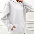 Sudadera con capucha con aislamiento termico y bordado de letras, 95% algodon