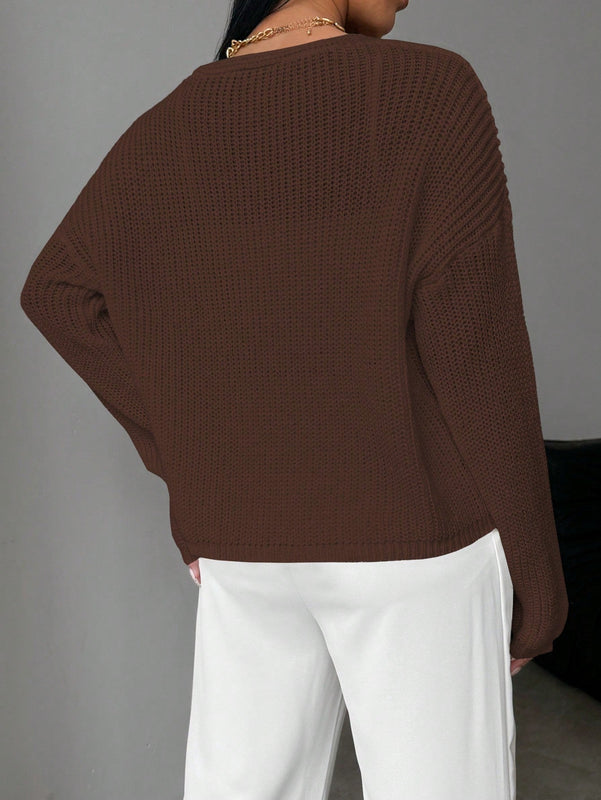 Essnce cardigan suelto y delgado de mujer con lazo adelante