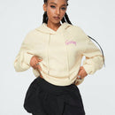 Coolane sudadera con capucha de manga larga para mujer con diseno bordado de estrella de patron de punto basico para otono/invierno