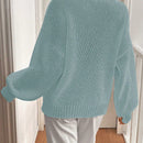 Frenchy cardigan de punto unicolor de color rosa palido con cinturon delantero, se puede usar sobre una camiseta