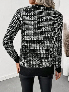 Prive nuevo y elegante cardigan de punto de mujer de personalidad, para otono/invierno