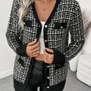 Prive nuevo y elegante cardigan de punto de mujer de personalidad, para otono/invierno