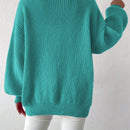 Essnce 1 pieza cardigan de punto casual a todo combinar con botones delanteros de un solo color, apto para otono e invierno