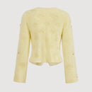 Aveloria rosie elegante y chic cardigan suelto con adorno de strass esponjoso