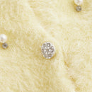 Aveloria rosie elegante y chic cardigan suelto con adorno de strass esponjoso