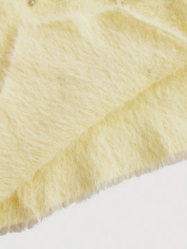 Aveloria rosie elegante y chic cardigan suelto con adorno de strass esponjoso