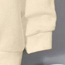 Ezwear sudadera holgada con capucha de felpa gruesa con estampado minimalista casual de leopardo y estrella en blanco para mujeres