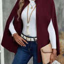 Emery rose ropa de otono para mujer, abrigo de lana con estilo de capa elegante para mujer, ropa de oficina para mujer