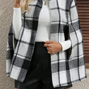 Emery rose ropa de otono para mujer, abrigo de lana con estilo de capa elegante para mujer, ropa de oficina para mujer