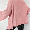 Cardigan de manga larga con botones y cuello para mujer, de estilo minimalista