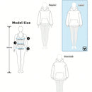 Essnce sudadera holgada con capucha, de manga larga, con estampado minimalista casual para mujer, otono/invierno