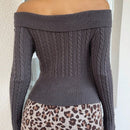Ezwear chaqueta tipo cardigan de ajuste cenido con hombros descubiertos y cremallera