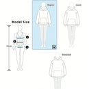 Lune sudadera con capucha casual de mujer, minimalista y con estilo para uso diario