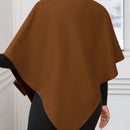 Lady poncho para mujer con diseno de drapeado en la cintura y lazo