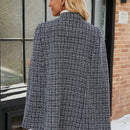 Emery rose ropa de otono para mujer, abrigo de lana con estilo de capa elegante para mujer, ropa de oficina para mujer