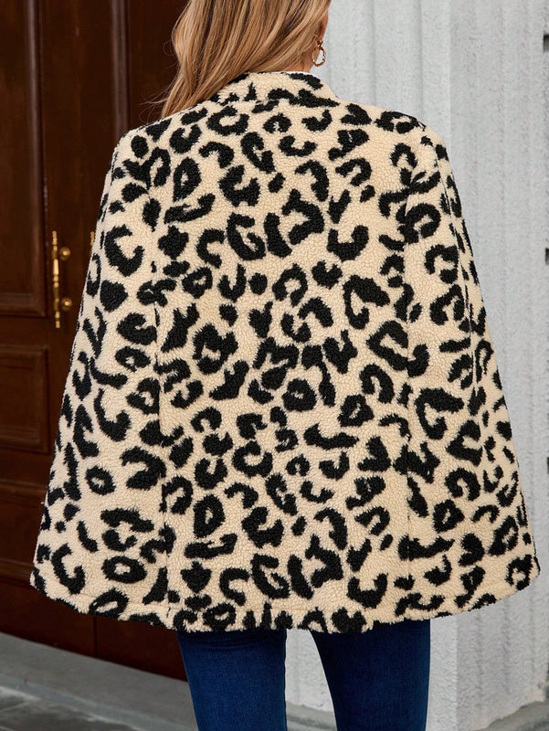 Emery rose ropa de otono para mujer, abrigo de lana con estilo de capa elegante para mujer, ropa de oficina para mujer