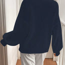 Frenchy cardigan de punto unicolor de color rosa palido con cinturon delantero, se puede usar sobre una camiseta
