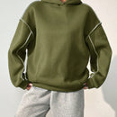 Moosta sudadera con capucha de manga larga y diseno simple para el ocio diario de las mujeres