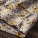 Lune sudadera con capucha de estampado floral vintage todo sobre en estilo minimalista casual, adecuada para otono/invierno