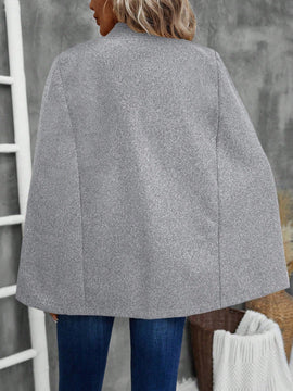 Emery rose ropa de otono para mujer, abrigo de lana con estilo de capa elegante para mujer, ropa de oficina para mujer