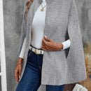 Emery rose ropa de otono para mujer, abrigo de lana con estilo de capa elegante para mujer, ropa de oficina para mujer