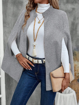 Emery rose ropa de otono para mujer, abrigo de lana con estilo de capa elegante para mujer, ropa de oficina para mujer