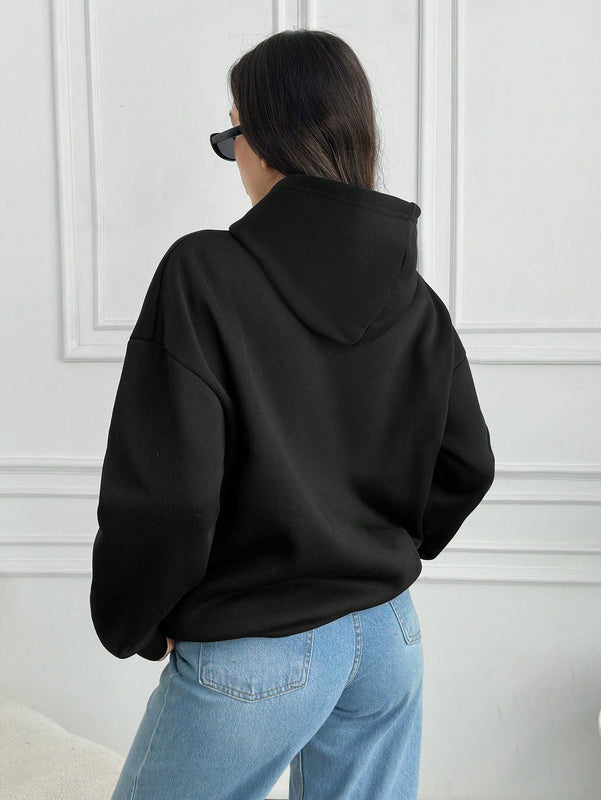 Cottnline sudaderas holgadas con bordado "good" para mujeres
