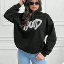 Cottnline sudaderas holgadas con bordado "good" para mujeres