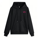 Sudadera con capucha informal y holgada para mujer con estampado de letra, manga larga, forro polar, disenada para un confort extremo, adecuada para usar en capas o sola para crear looks de moda, invierno