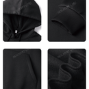 Sudadera con capucha informal y holgada para mujer con estampado de letra, manga larga, forro polar, disenada para un confort extremo, adecuada para usar en capas o sola para crear looks de moda, invierno