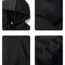 Sudadera con capucha informal y holgada para mujer con estampado de letra, manga larga, forro polar, disenada para un confort extremo, adecuada para usar en capas o sola para crear looks de moda, invierno