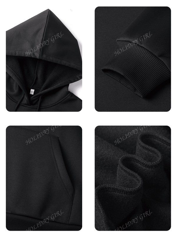Sudadera con capucha informal y holgada para mujer con estampado de letra, manga larga, forro polar, disenada para un confort extremo, adecuada para usar en capas o sola para crear looks de moda, invierno