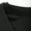 Dazy sudadera informal de mujer con mangas de murcielago, tira delantera y unicolor, para otono