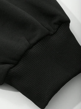 Dazy sudadera informal de mujer con mangas de murcielago, tira delantera y unicolor, para otono