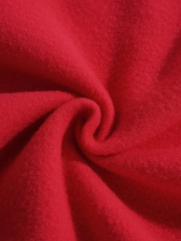 Lune sudadera con capucha informal para mujer con estampado de letra y pata de perro, para otono/invierno