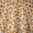 Lune sudadera con capucha de estampado floral vintage todo sobre en estilo minimalista casual, adecuada para otono/invierno