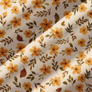 Lune sudadera con capucha de estampado floral vintage todo sobre en estilo minimalista casual, adecuada para otono/invierno