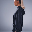 Musera sudadera de forro polar con capucha holgada
