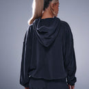 Musera sudadera de forro polar con capucha holgada