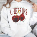 Elain moda mujer 1 pieza sudadera con capucha aelfric eden cherrles sudadera premium 100% algodon 300g pesada halloween con cordon y bolsillos