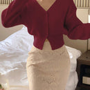 Dazy cardigan de botones de color liso para mujer, informal para uso diario, otono
