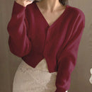 Dazy cardigan de botones de color liso para mujer, informal para uso diario, otono