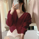 Dazy cardigan de botones de color liso para mujer, informal para uso diario, otono