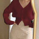 Dazy cardigan de botones de color liso para mujer, informal para uso diario, otono