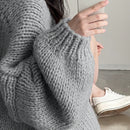 Dazy cardigan casual de uso diario de mujer, talla grande, de unicolor y con abertura frontal, para otono/invierno