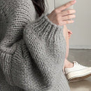 Dazy cardigan casual de uso diario de mujer, talla grande, de unicolor y con abertura frontal, para otono/invierno