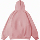 Sudadera rosa dulce con estampado de arbol de navidad, apta para usar en otono e invierno