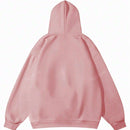 Sudadera rosa dulce con estampado de arbol de navidad, apta para usar en otono e invierno