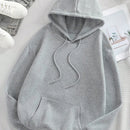 Ezwear sudadera con capucha casual de mujer con estampado de lema de mariposa, otono/invierno