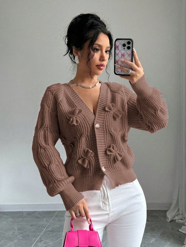 Elenzya chaqueta casual de mujer de unicolor con decoracion de mono, para otono/invierno